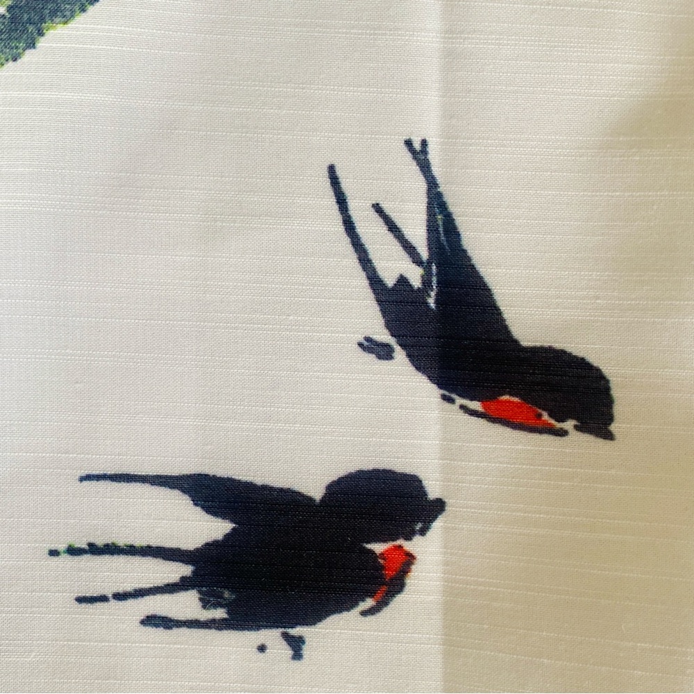 Two Piece Dress Birds & Bamboo Sheath with Duster Mandarin Collar L (StyleWe XL) - Picture 10 of 16